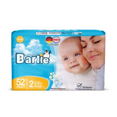 Barlie-Baby Diaper Mini Size (2) 52Pcs 6 Packs